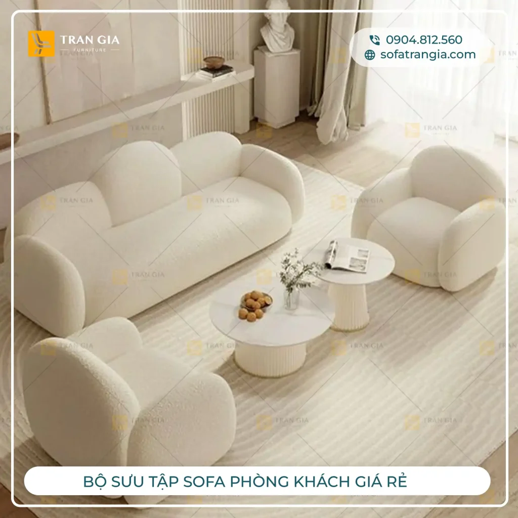 99 mẫu bộ bàn ghế sofa phòng khách giá rẻ