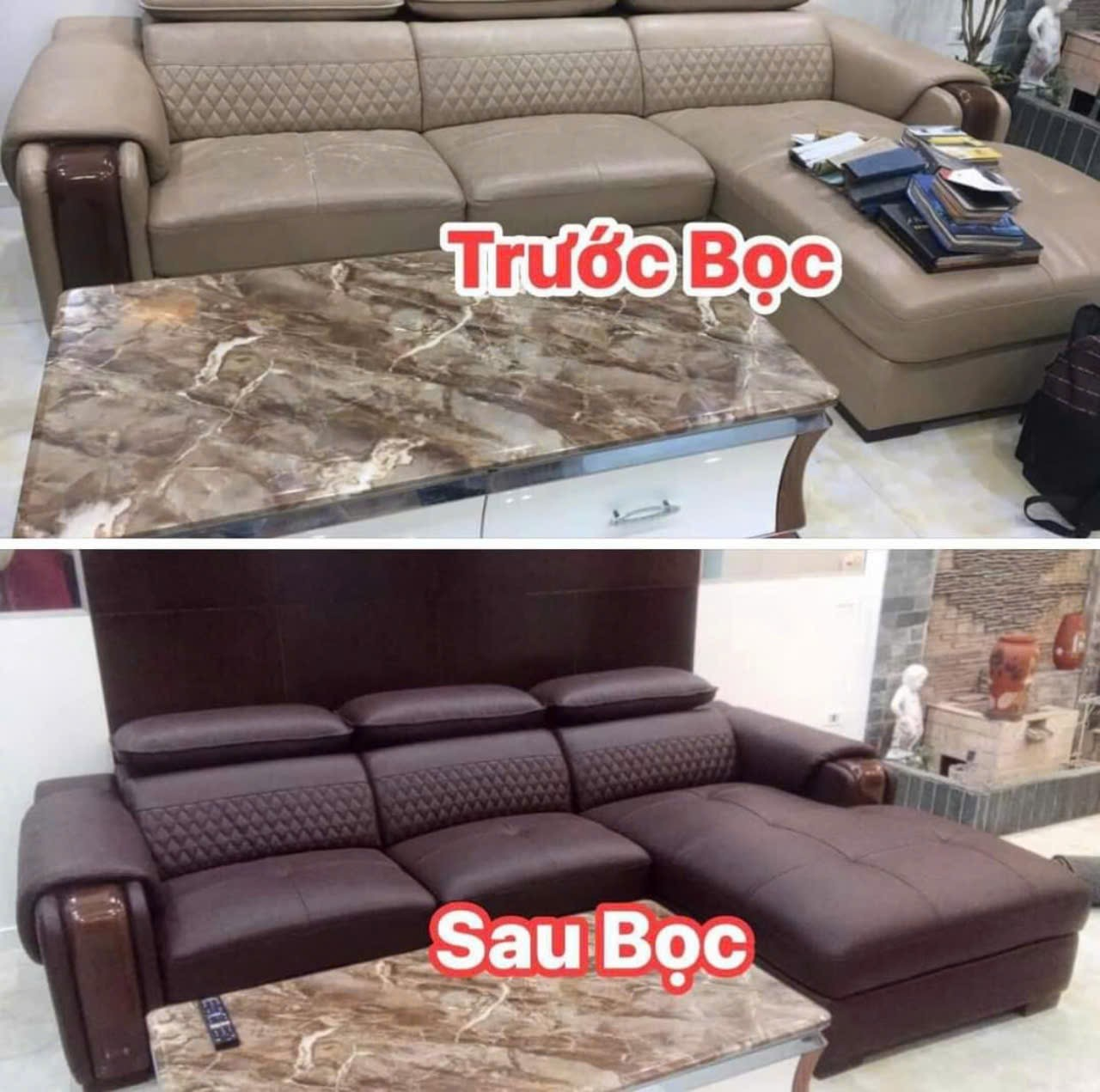 Bọc lại ghế sofa tại nhà