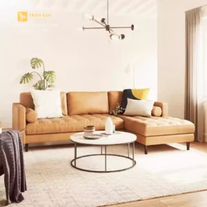 Sofa da góc L hiện đại - TG02