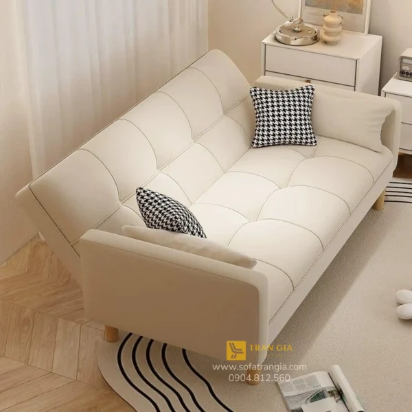 Sofa giường hiện đại da cao cấp - TG04